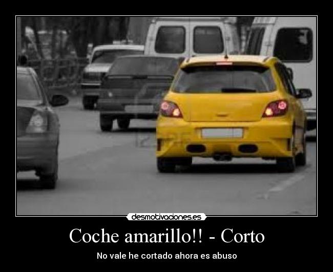 Coche amarillo!! - Corto -