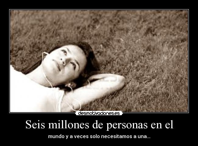 Seis millones de personas en el -
