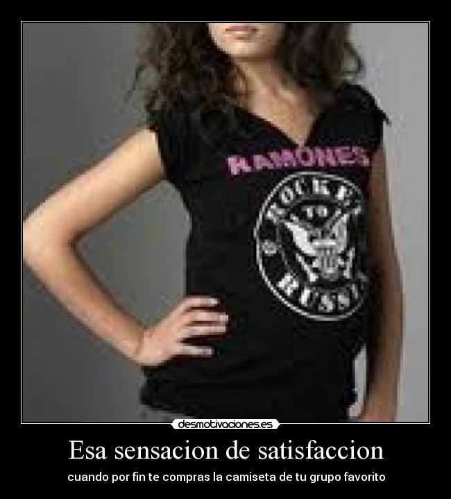 carteles camiseta grupo favorito desmotivaciones