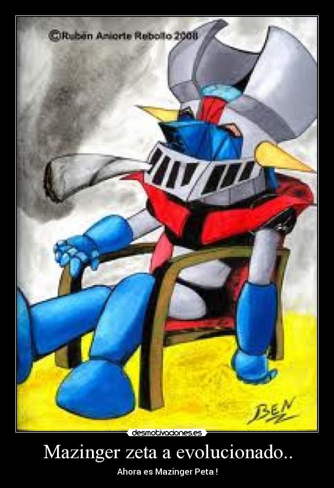 Mazinger zeta a evolucionado.. -