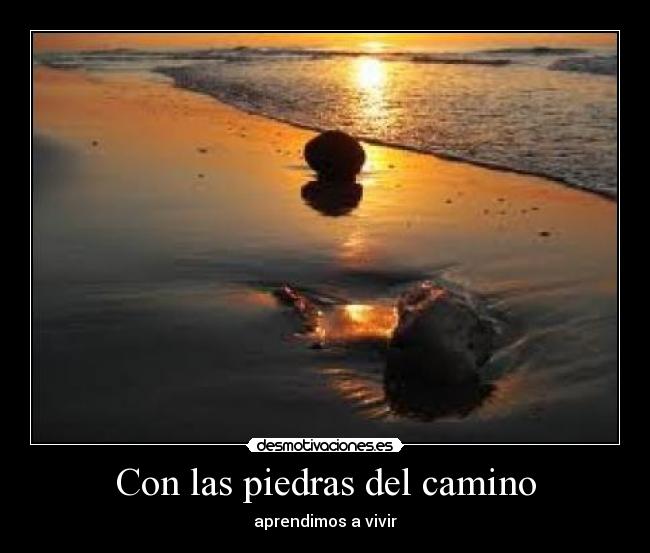 Con las piedras del camino -