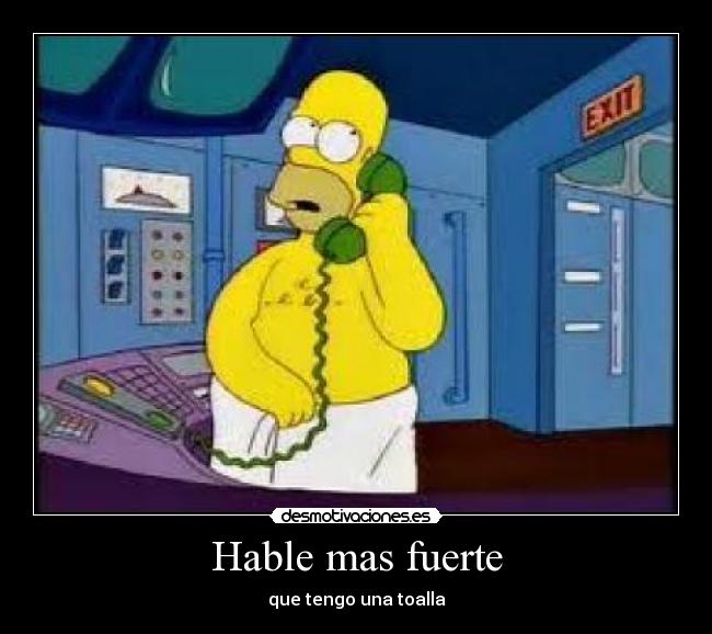 Hable mas fuerte -