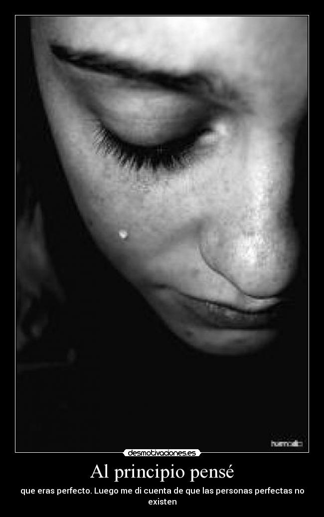 Al principio pensé - 