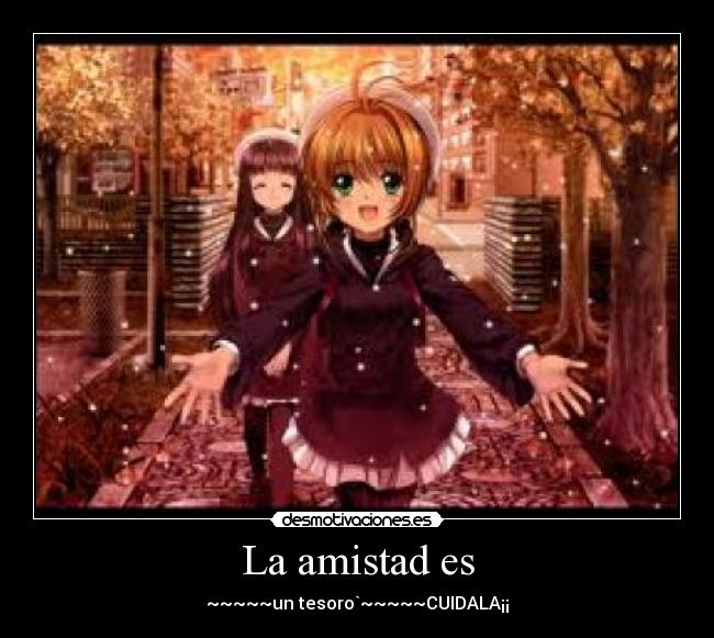 La amistad es - 