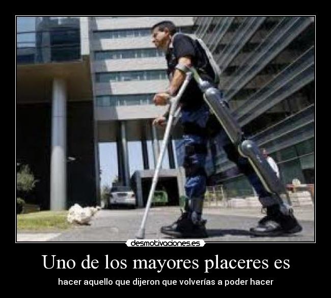 Uno de los mayores placeres es -