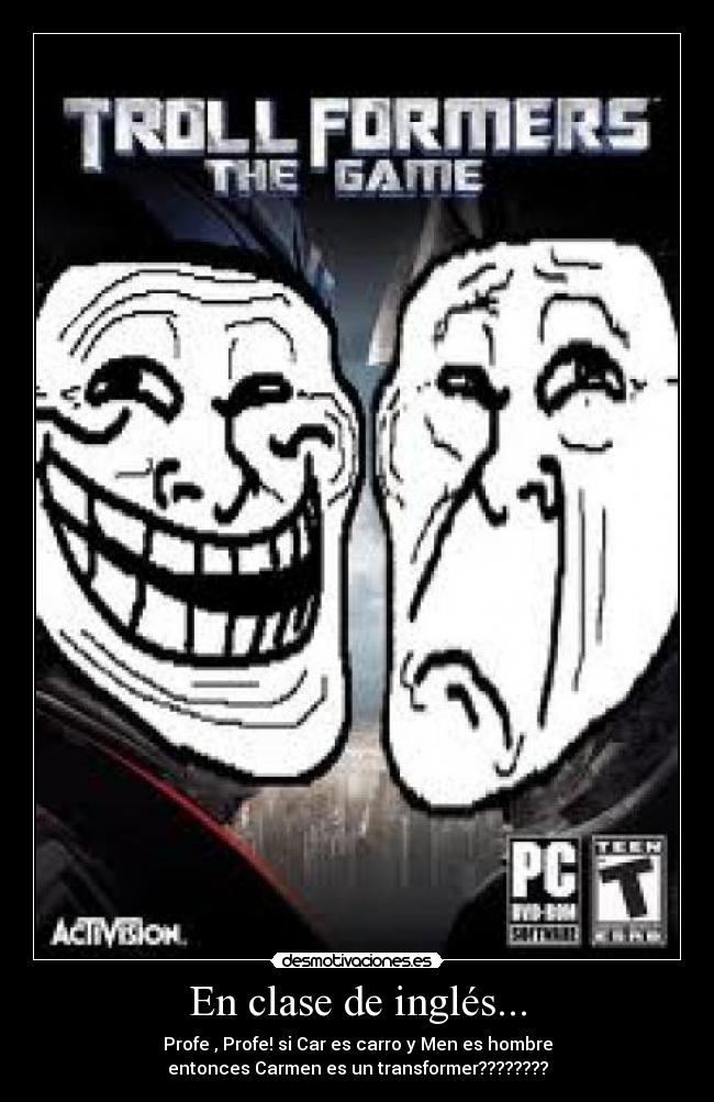 En clase de inglés... -