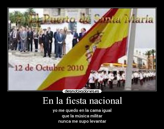 En la fiesta nacional -
