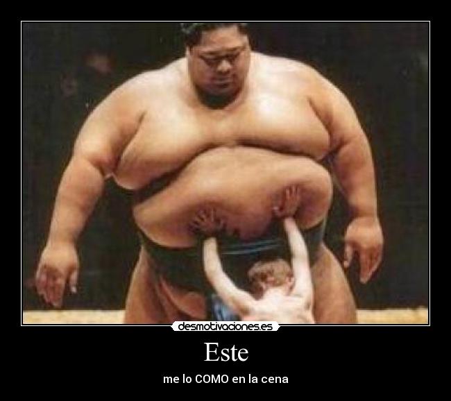 carteles gordo que que eres gordo que como mucho cerdo desmotivaciones