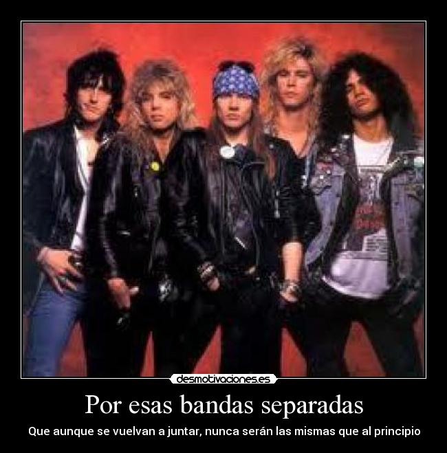 Por esas bandas separadas -