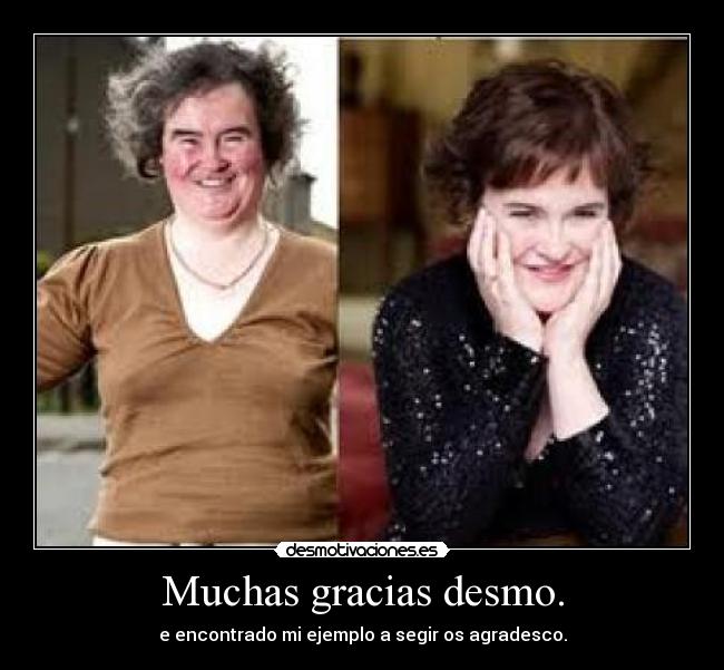 Muchas gracias desmo. - 