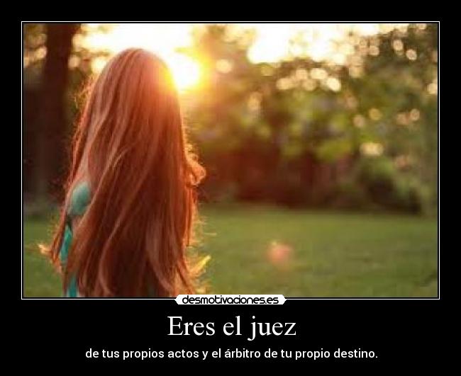 Eres el juez -
