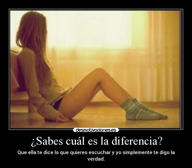 ¿Sabes cuál es la diferencia? -