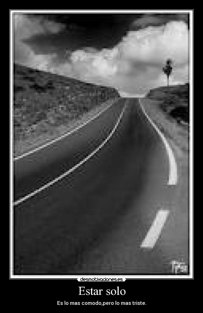 Estar solo -