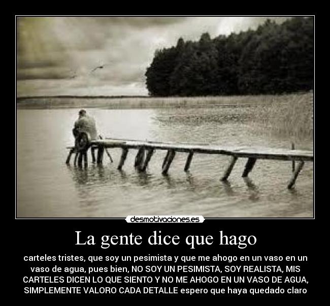 La gente dice que hago - 