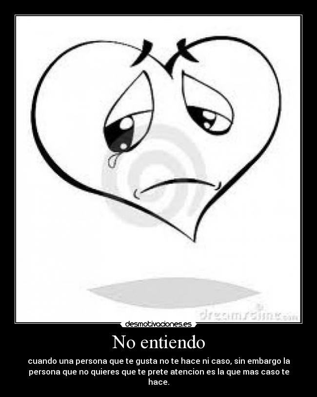 No entiendo - 