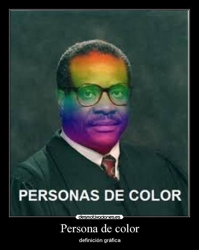 Persona de color -