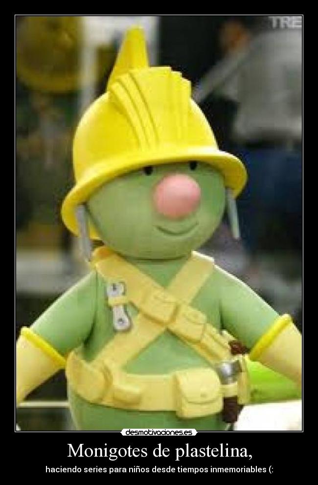 Monigotes de plastelina, - haciendo series para niños desde tiempos inmemoriables (:
