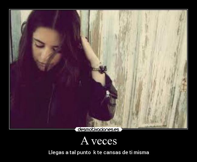 A veces -