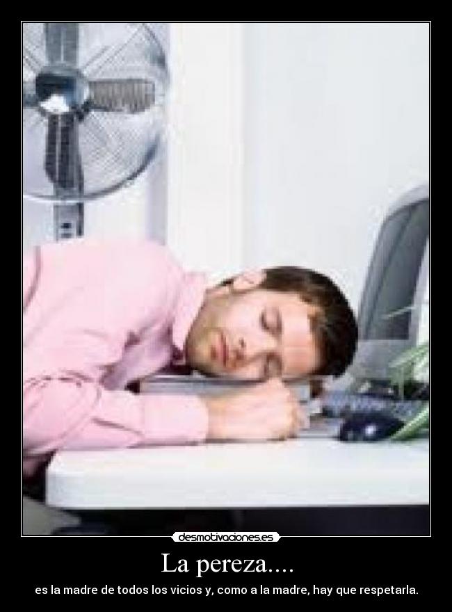 La pereza.... - 