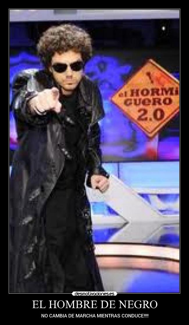 EL HOMBRE DE NEGRO -