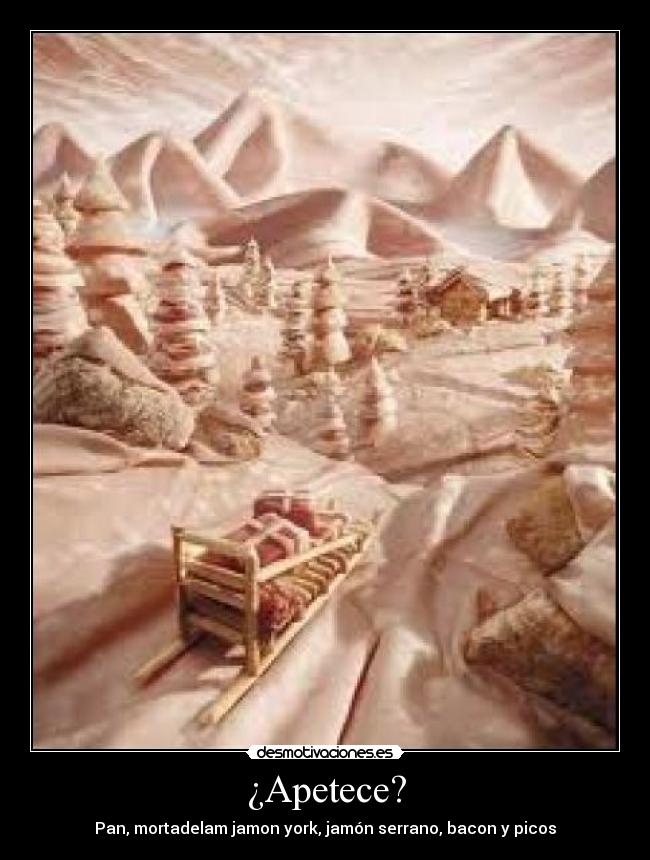 ¿Apetece? -