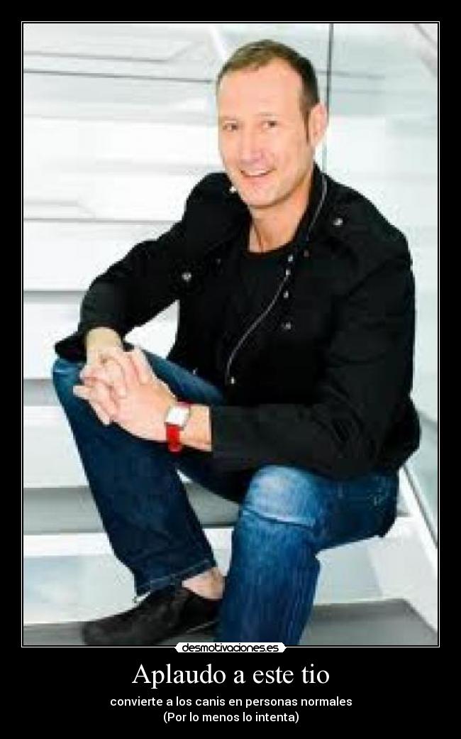 Aplaudo a este tio -