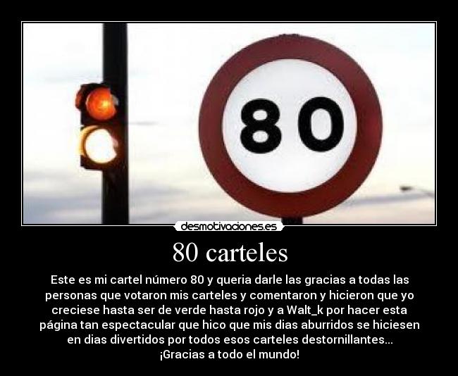 80 carteles - 