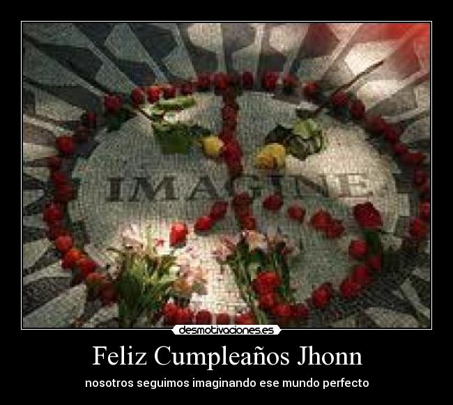 Feliz Cumpleaños Jhonn -