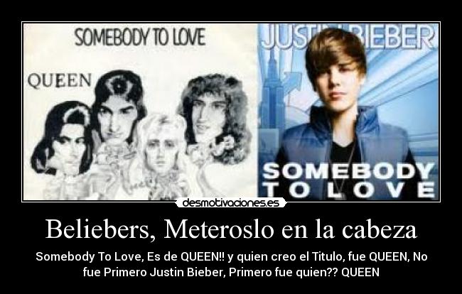 Beliebers, Meteroslo en la cabeza -