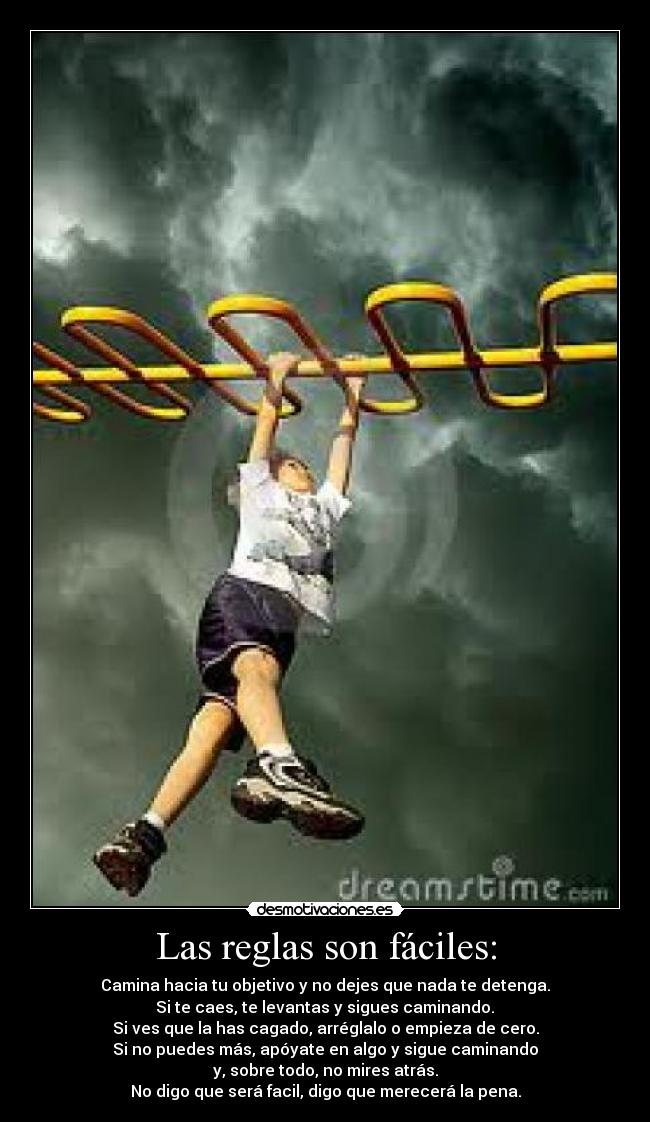 Las reglas son fáciles: - 