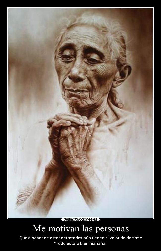 Me motivan las personas -