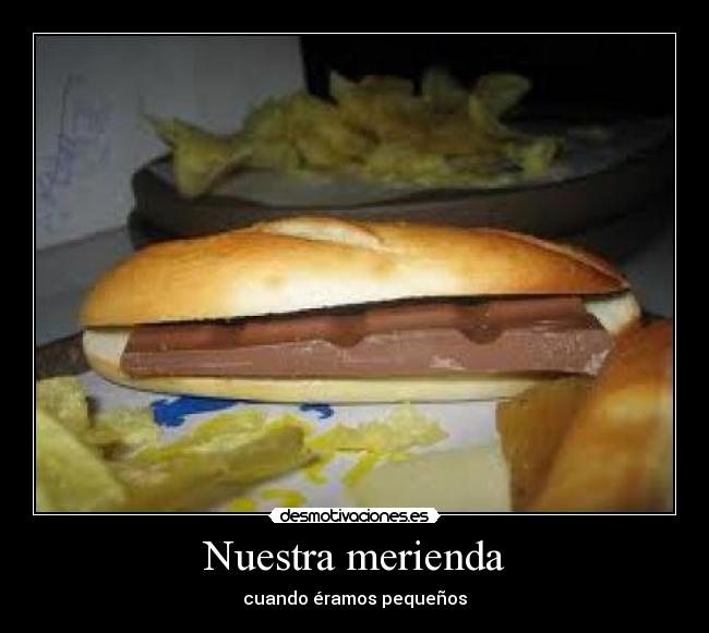 Nuestra merienda - 