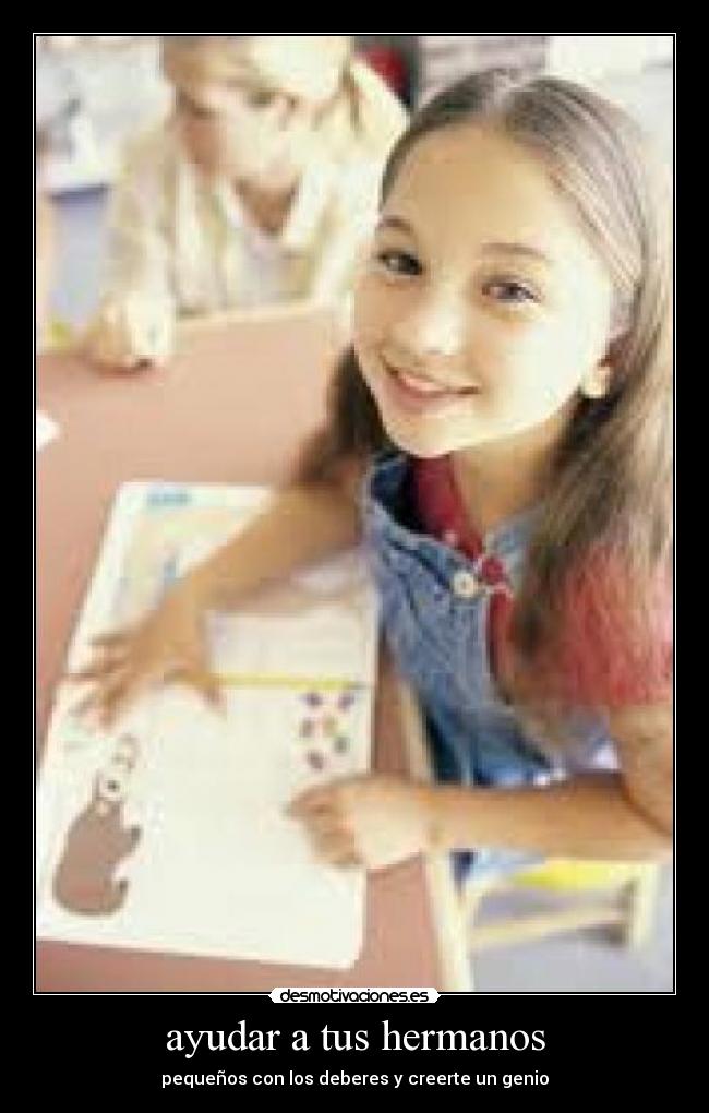 ayudar a tus hermanos - 