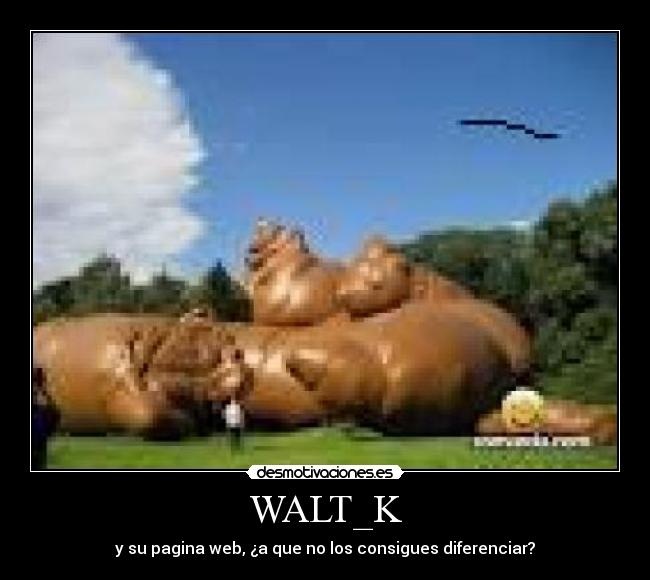 WALT_K - y su pagina web, ¿a que no los consigues diferenciar?