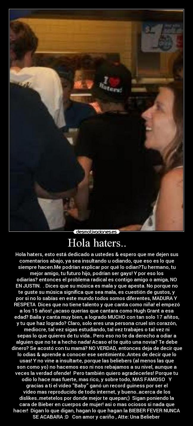 Hola haters.. - 