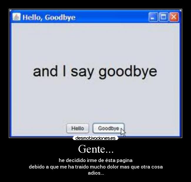 Gente... - 