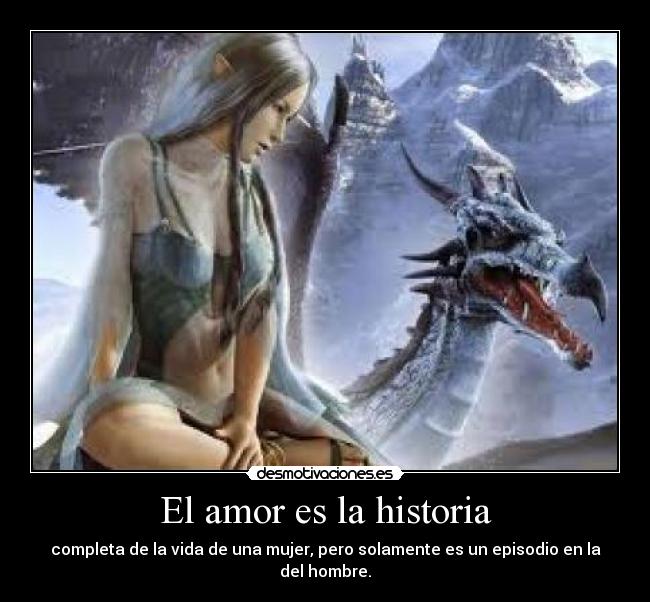 El amor es la historia -