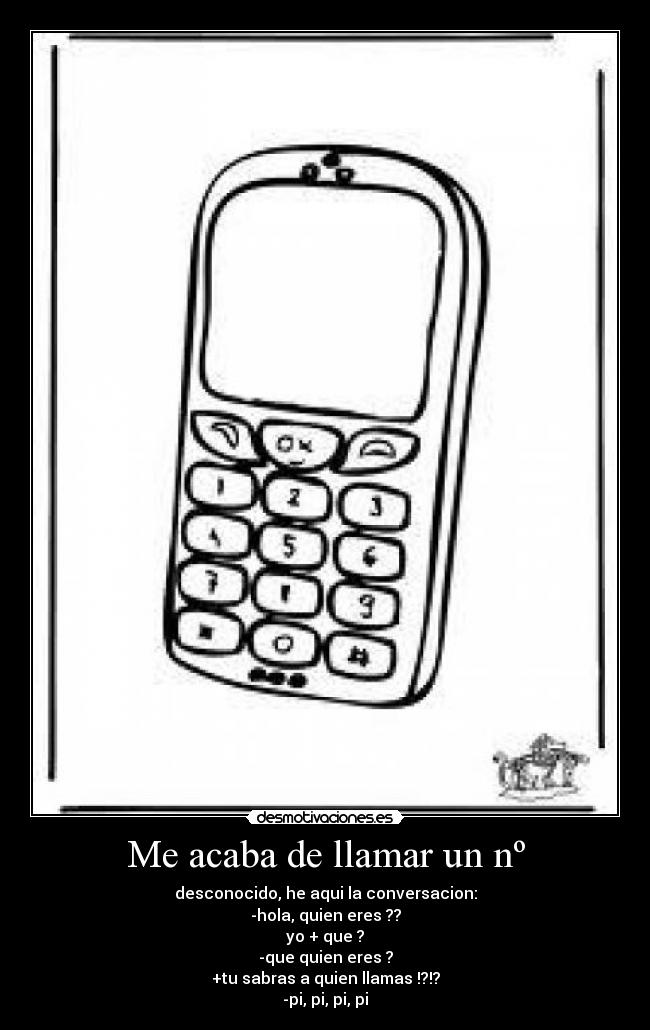 Me acaba de llamar un nº - 