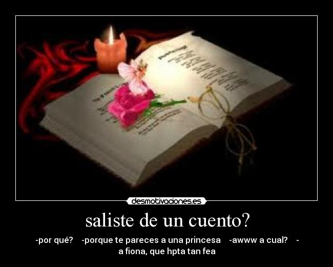 saliste de un cuento? - 