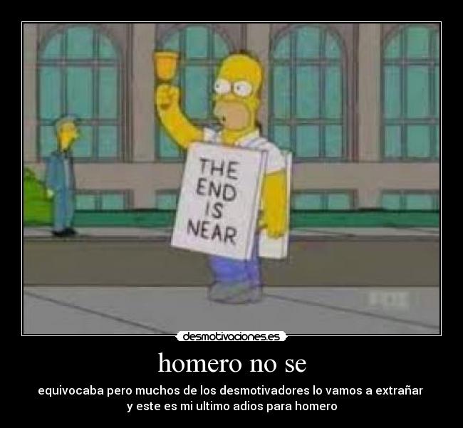 homero no se - 
