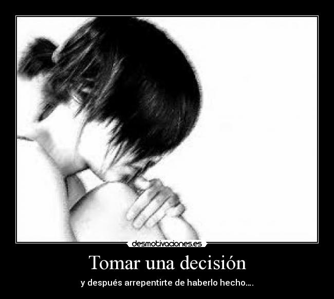 Tomar una decisión - 