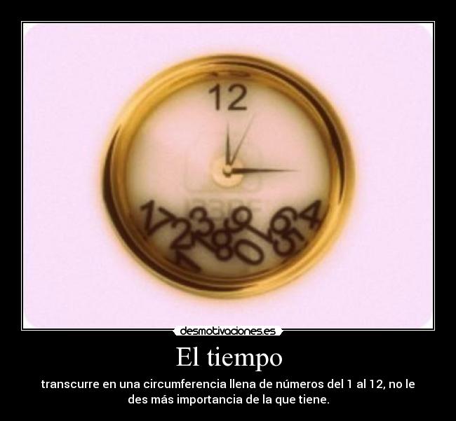 El tiempo -