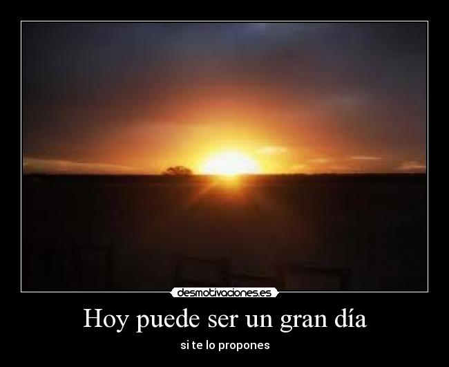 Hoy puede ser un gran día - 