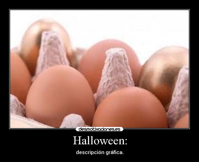 Halloween: - descripción gráfica.