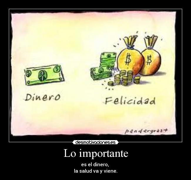 Lo importante -