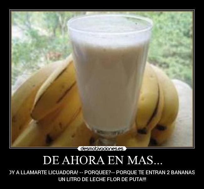 DE AHORA EN MAS... -