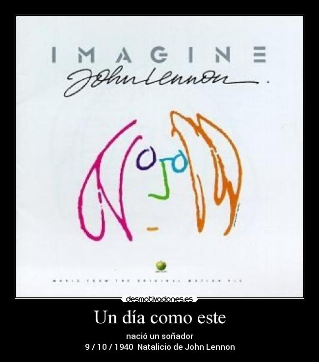 carteles john lennon homenaje desmotivaciones