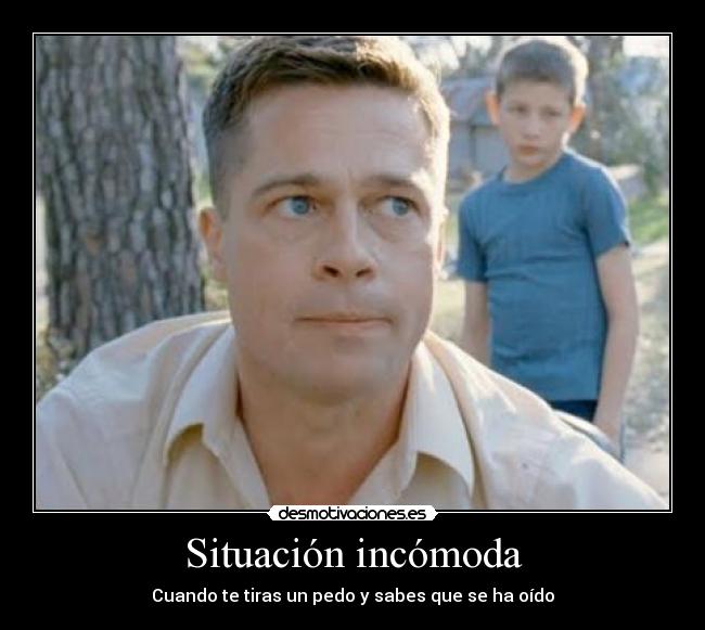 Situación incómoda - Cuando te tiras un pedo y sabes que se ha oído