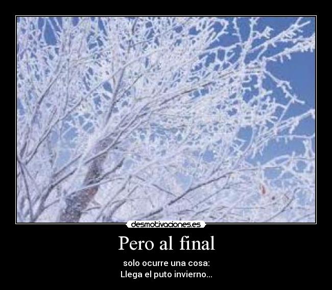 carteles invierno desmotivaciones