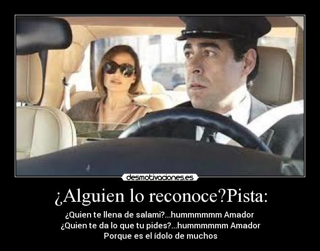 ¿Alguien lo reconoce?Pista: - 